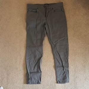 Buffalo David Bitton Charcoal Slim Fit Trousers